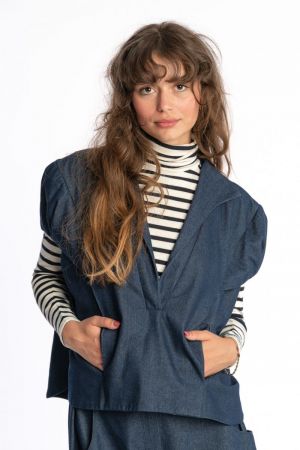 AIKO indigo denim