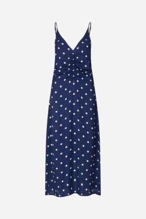 navy creme dot