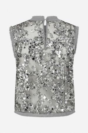  grey sequins
